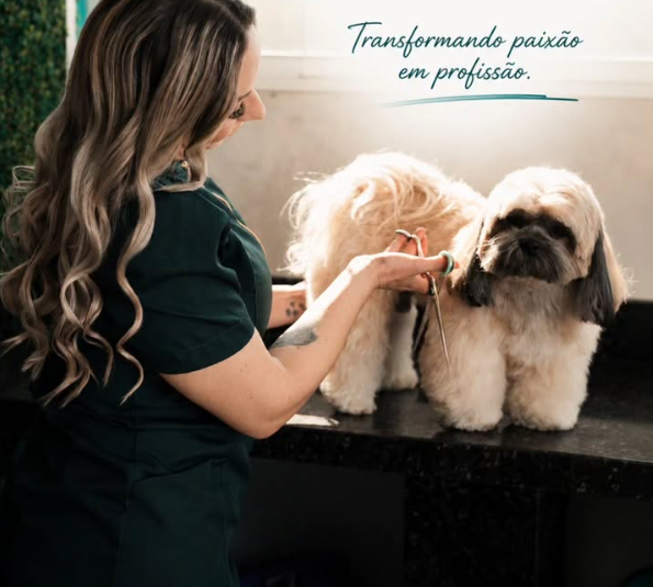 Vera realizando acabamento